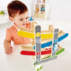 Jeux amusant enfant piste de course rapi
