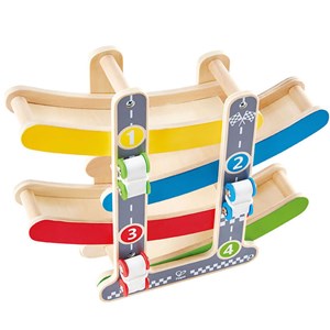Jeux amusant enfant piste de course rapi