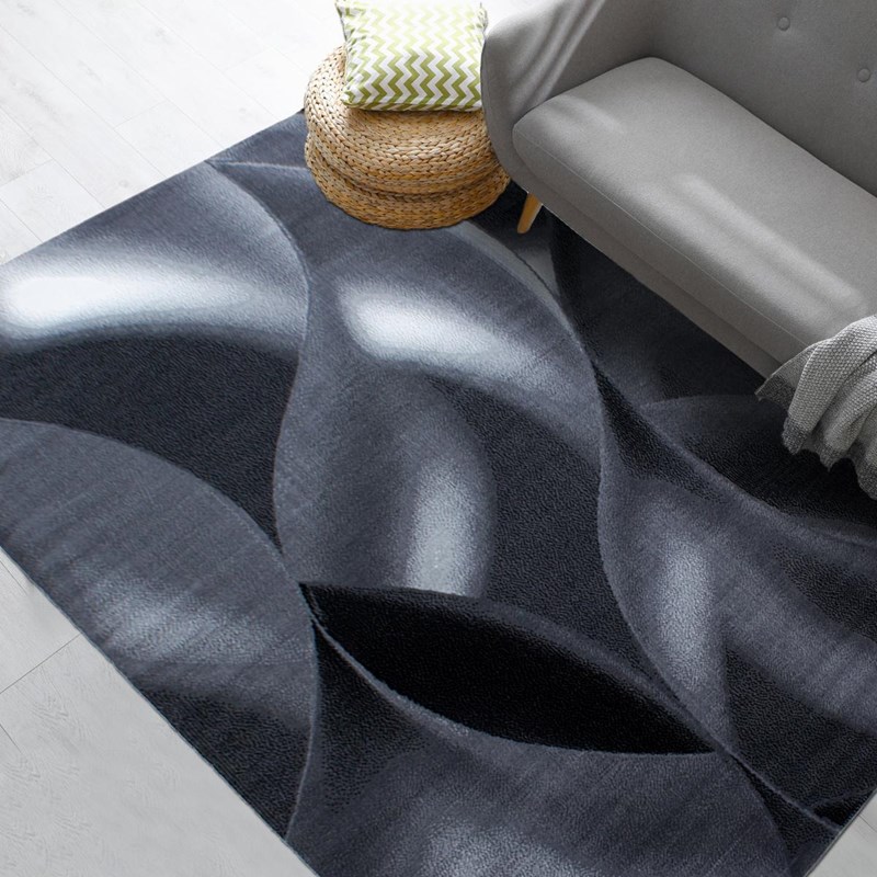 Tapis salon 200x290 noir