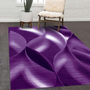 Tapis salon 80x300 violet