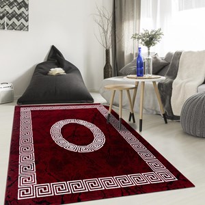 Tapis salon 80x150 rouge