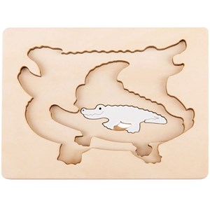 Puzzle enfant encastrement hape crocodil