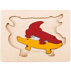 Puzzle enfant encastrement hape crocodil