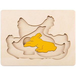 Puzzle enfant encastrement hape ferme