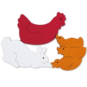 Puzzle enfant encastrement hape ferme