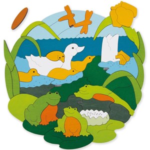 Puzzle enfant encastrement hape animaux