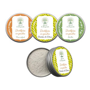 Dentifrice en poudre - charbon & citron