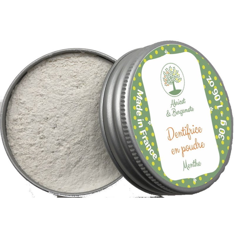 Dentifrice en poudre - menthe