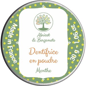 Dentifrice en poudre - menthe