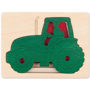 Puzzle enfant encastrement hape 5 tracte