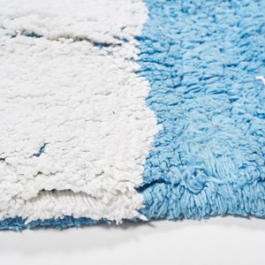 Tapis enfant 124x167 bleu