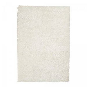Tapis shaggy 160x240 blanc