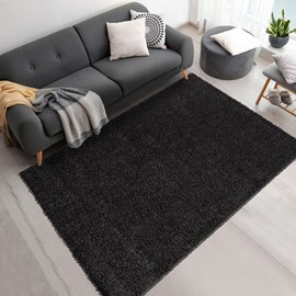 Tapis shaggy 200x290 marron