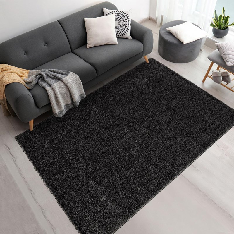 Tapis shaggy 200x290 marron