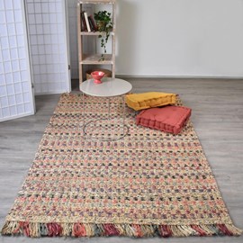 Tapis jute 160x230 multicolore