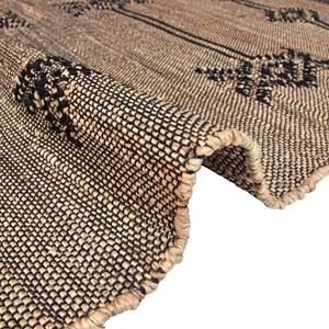 Tapis jute 160x230 gris