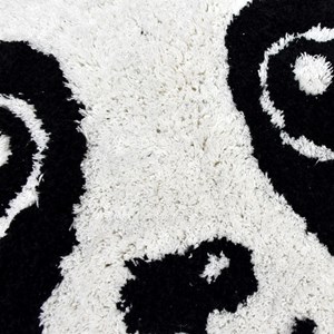 Tapis enfant 80x80 rond blanc