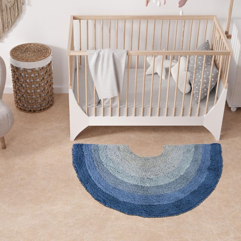 Tapis enfant 60x100 bleu