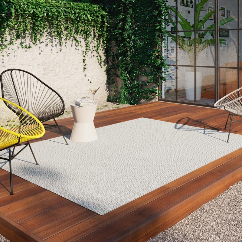 Tapis exterieur 200x290 gris