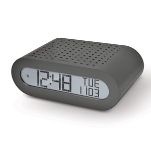 Radio réveil fm programmable (gris)
