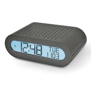 Radio réveil fm programmable (gris)