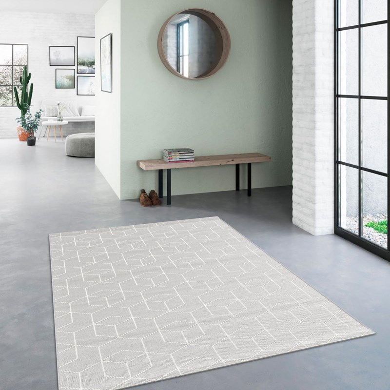 Tapis exterieur 200x290 gris