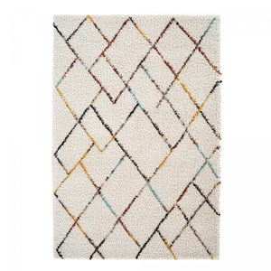 Tapis shaggy 120x170 crème