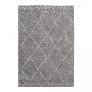 Tapis shaggy 160x230 gris
