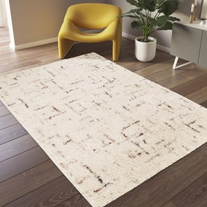 Tapis shaggy 80x150 crème
