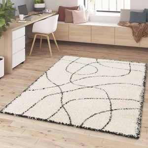Tapis shaggy 80x150 beige
