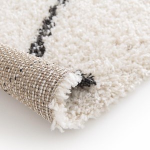 Tapis shaggy 160x230 noir