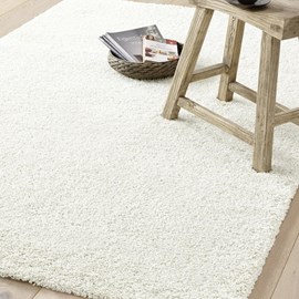 Tapis shaggy 80x150 blanc