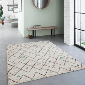 Tapis shaggy 200x290 ecru