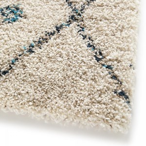 Tapis shaggy 200x290 ecru