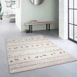 Tapis shaggy 120x170 crème