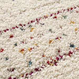 Tapis shaggy 120x170 crème