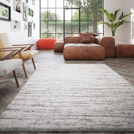 Tapis shaggy 120x170 ecru