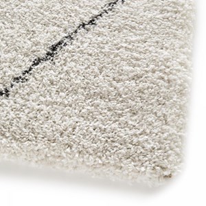 Tapis shaggy 200x290 ecru