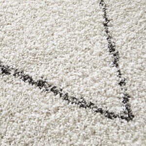 Tapis shaggy 80x200 ecru