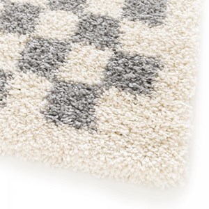 Tapis shaggy 200x290 gris