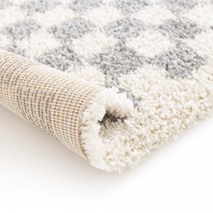 Tapis shaggy 200x290 gris