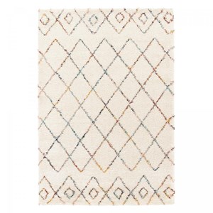 Tapis shaggy 200x290 crème