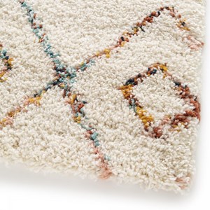 Tapis shaggy 200x290 crème