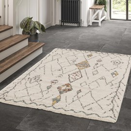 Tapis shaggy 160x230 ecru