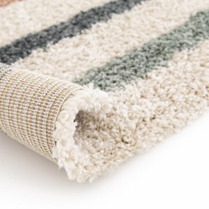 Tapis shaggy 200x290 bleu