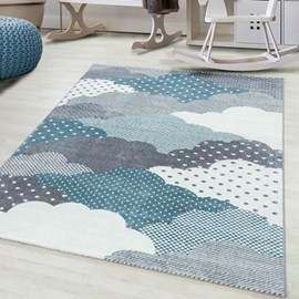 Tapis enfant 80x150 bleu