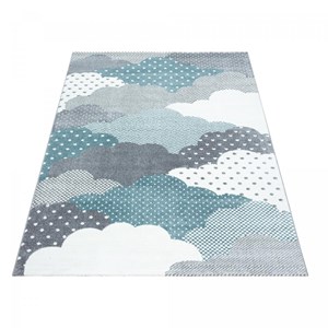 Tapis enfant 80x150 bleu