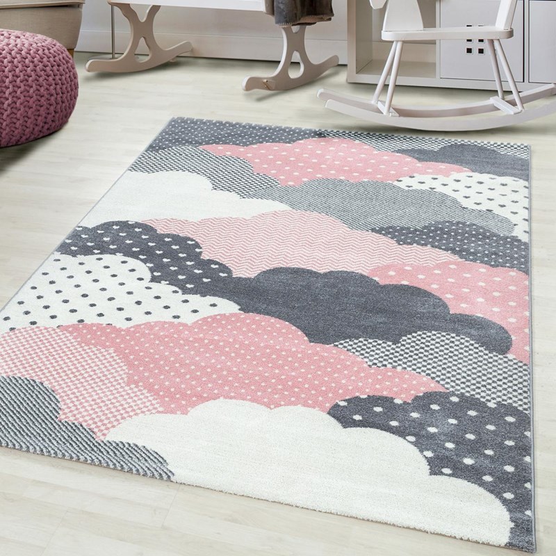 Tapis enfant 80x150 rose