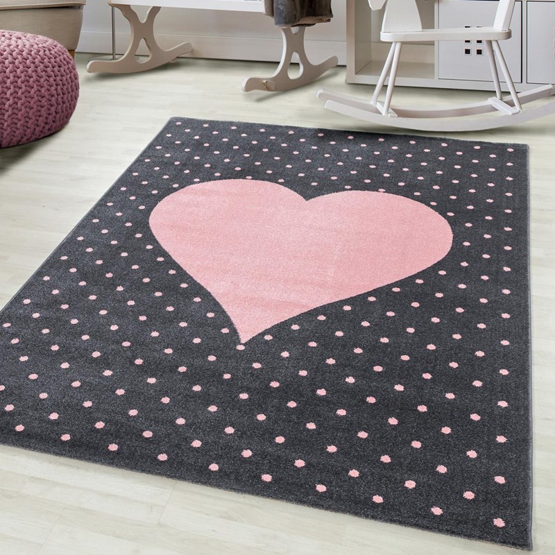 Tapis enfant 80x150 rose