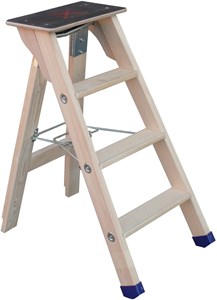 Escabeau bois 3 marches